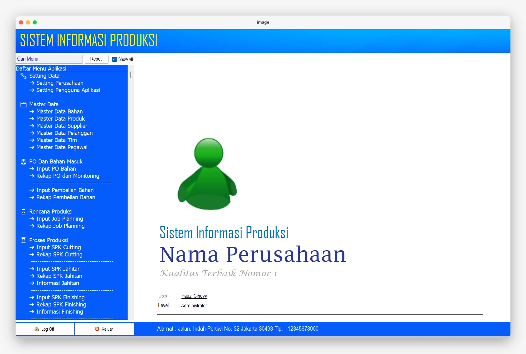 Aplikasi Konveksi Produksi - Sistem manajemen produksi garmen dan konveksi